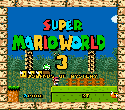 Super Mario World 3 - Islands of Mystery Title Screen